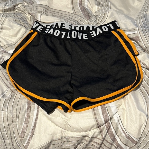 Love Pants - Black and Gold Women's Shorts